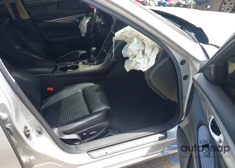 2015 Infiniti Q50 Sport из США, поврежденный, VIN JN1BV7AP8FM335266